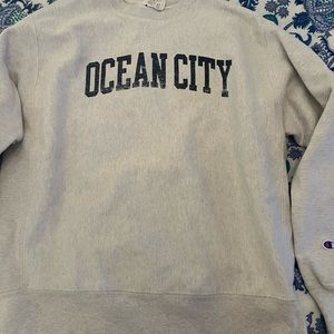 GRAY CHAMPION OCEAN CITY CREWNECK